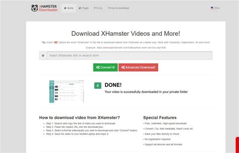 xhamsterdownloader|Get Plugin